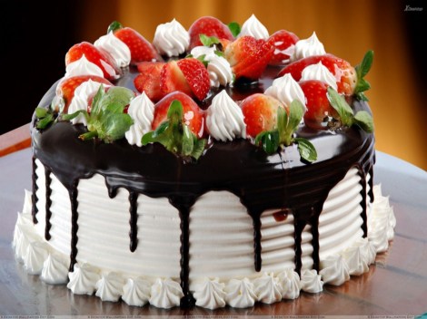 chocolate and strawberry cake