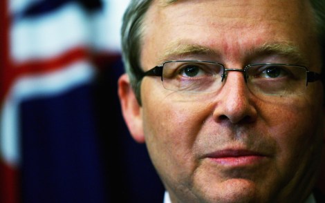 Labor Leader Kevin Rudd Explains Opposition Industrial Relations Stance