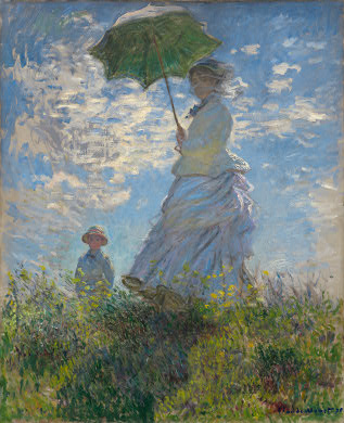 Woman with a Parasol Claude Monet