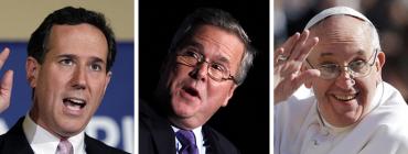 ricksantorumjebbushpopefrancis-sunshinestatenews