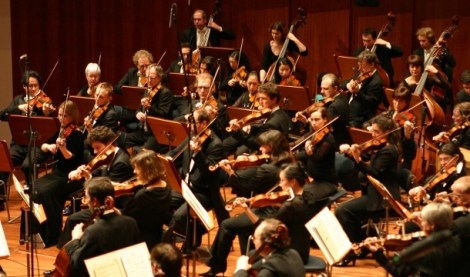 violin orchestra concert